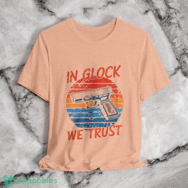 n Glock We Trust Retro T-Shirt, Product Photo 3