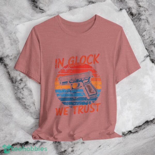 n Glock We Trust Retro T-Shirt, Product Photo 5