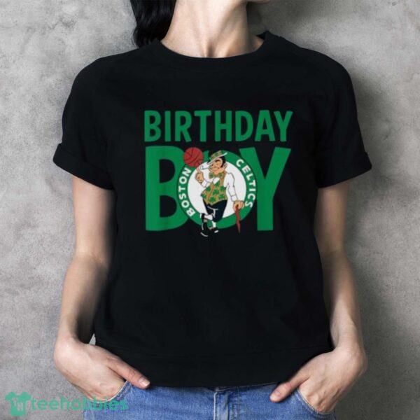 NBA Birthday Boy Vintage Retro Boston Celtics Logo T-Shirt - Ladies T-Shirt