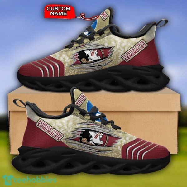 NCAA Florida State Seminoles Limited Max Soul Sneaker Custom Name Product Photo 2