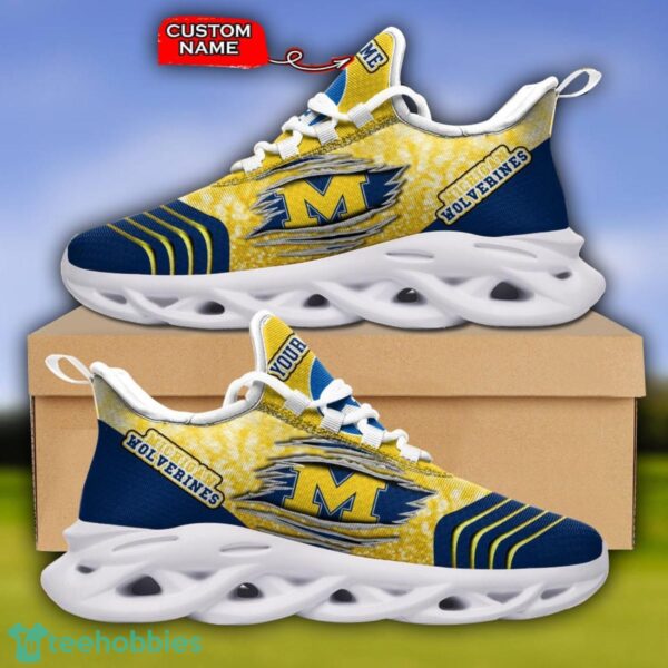 NCAA Michigan Wolverines Limited Max Soul Sneaker Custom Name Product Photo 3