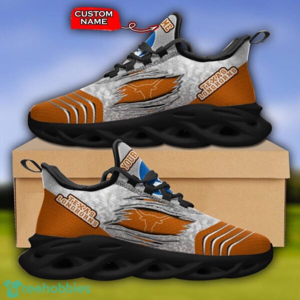 NCAA Texas Longhorns Limited Max Soul Sneaker Custom Name Product Photo 2