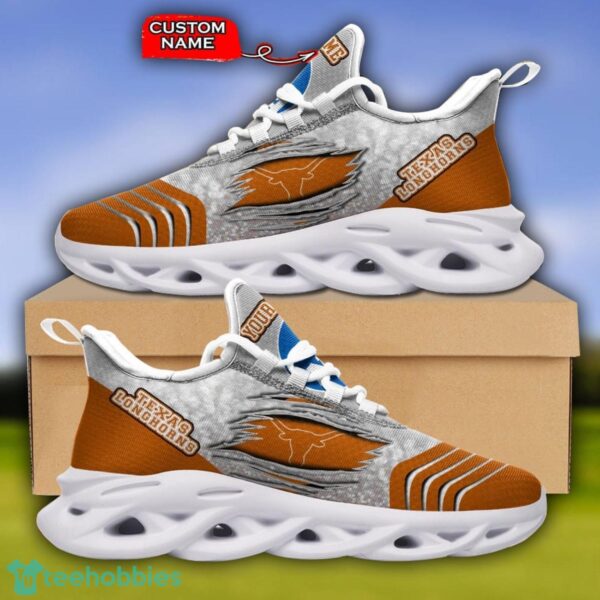 NCAA Texas Longhorns Limited Max Soul Sneaker Custom Name Product Photo 3