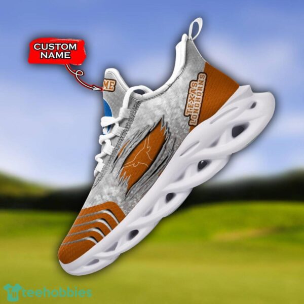 NCAA Texas Longhorns Limited Max Soul Sneaker Custom Name Product Photo 1
