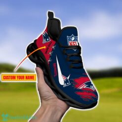 New England Patriots Personalized Name NFL Limited Max Soul Shoes Product Photo 2