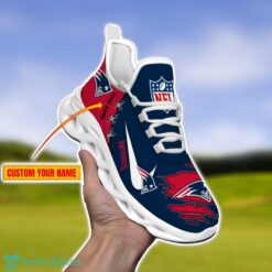 New England Patriots Personalized Name NFL Limited Max Soul Shoes Product Photo 1