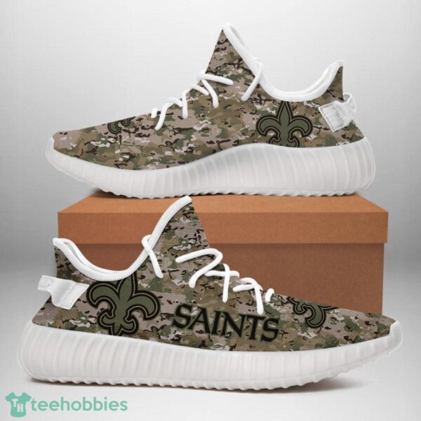 New Orleans Saints U.S. Military Camouflage Shoes Yeezy Sneakers For Men And Women Product Photo 2