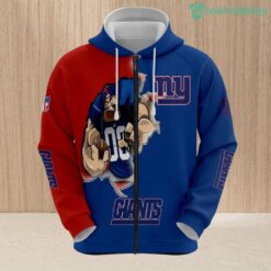 New York Giants Hoodie 3D Style Mascot Hoodie 3D All Over Print Set Hoodie And Long Pant Product Photo 1