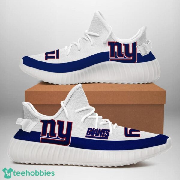 New York Giants Yeezy Sneakers For Men And Women Sport Team Gift Product Photo 1