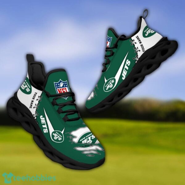 New York Jets Personalized Name NFL Limited Max Soul Shoes Product Photo 4