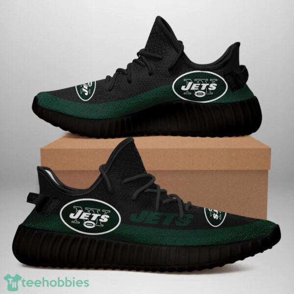 New York Jets Yeezy Sneakers For Men And Women Sport Team Gift Product Photo 2