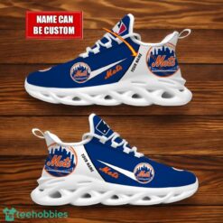 New York Mets Team Logo Personalized Name MLB Max Soul Shoes For Men Women Sport Gift Product Photo 1