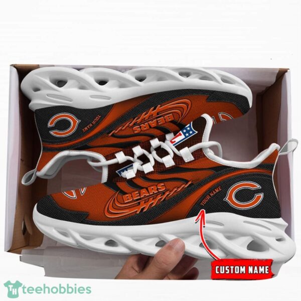 NFL Chicago Bears Running Max Soul Shoes Special Sneakers Custom Name Product Photo 4