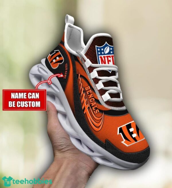 NFL Cincinnati Bengals Running Max Soul Shoes Special Sneakers Custom Name Product Photo 3