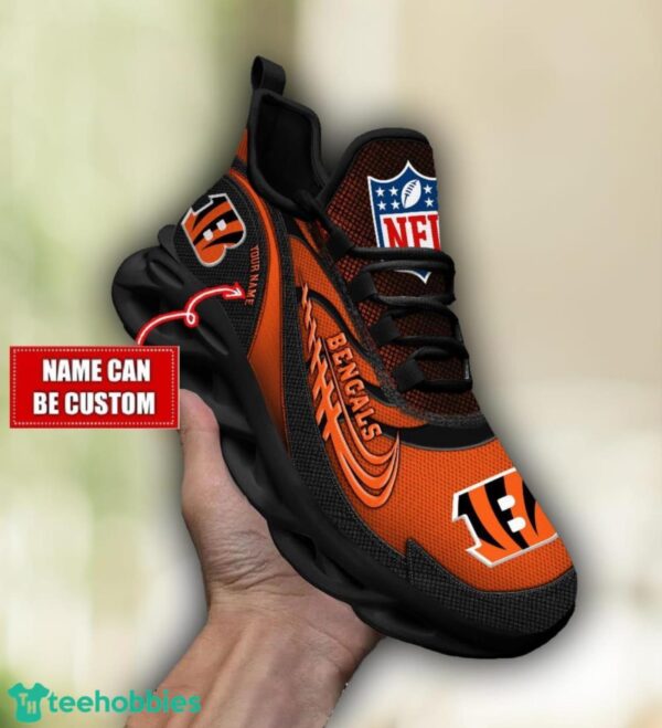 NFL Cincinnati Bengals Running Max Soul Shoes Special Sneakers Custom Name Product Photo 1