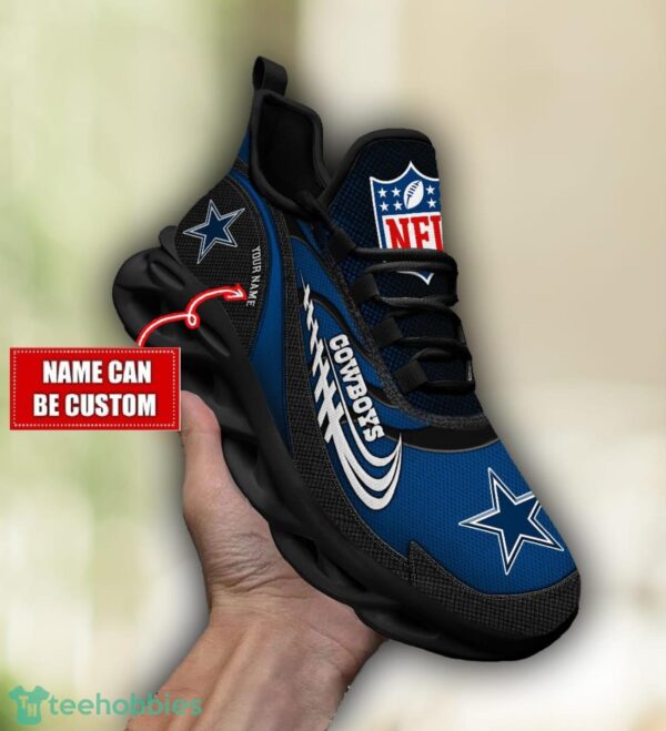 NFL Dallas Cowboys Running Max Soul Shoes Special Sneakers Custom Name Product Photo 1