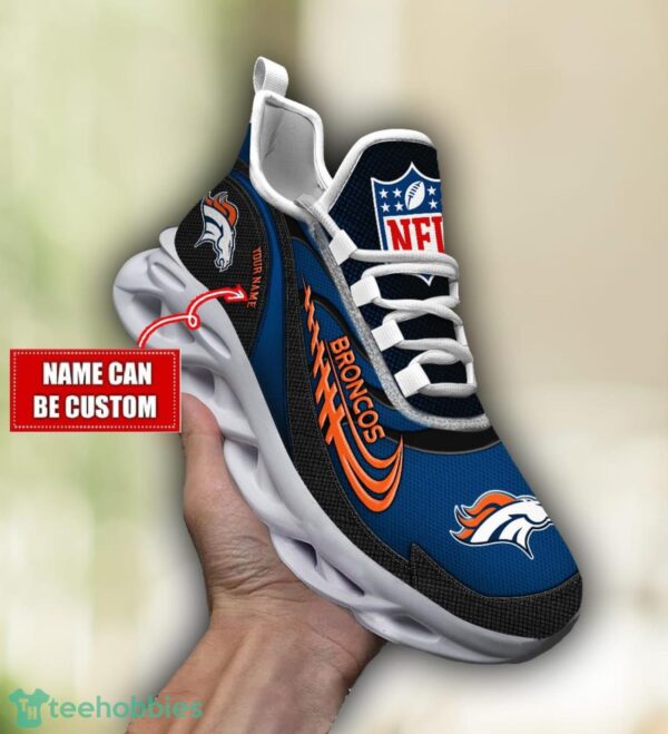 NFL Denver Broncos Running Max Soul Shoes Special Sneakers Custom Name Product Photo 3