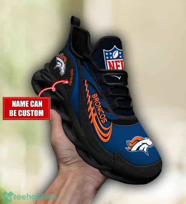 NFL Denver Broncos Running Max Soul Shoes Special Sneakers Custom Name Product Photo 1