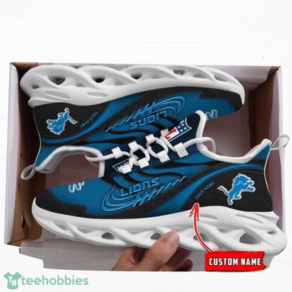 NFL Detroit Lions Running Max Soul Shoes Special Sneakers Custom Name Product Photo 2