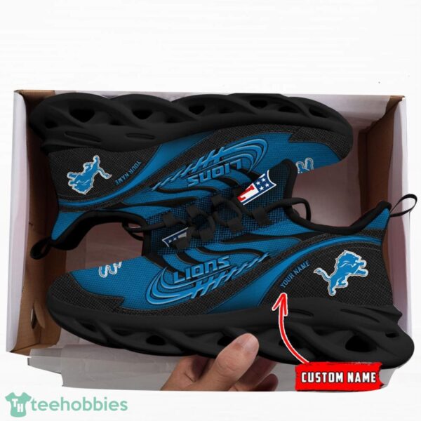 NFL Detroit Lions Running Max Soul Shoes Special Sneakers Custom Name Product Photo 4