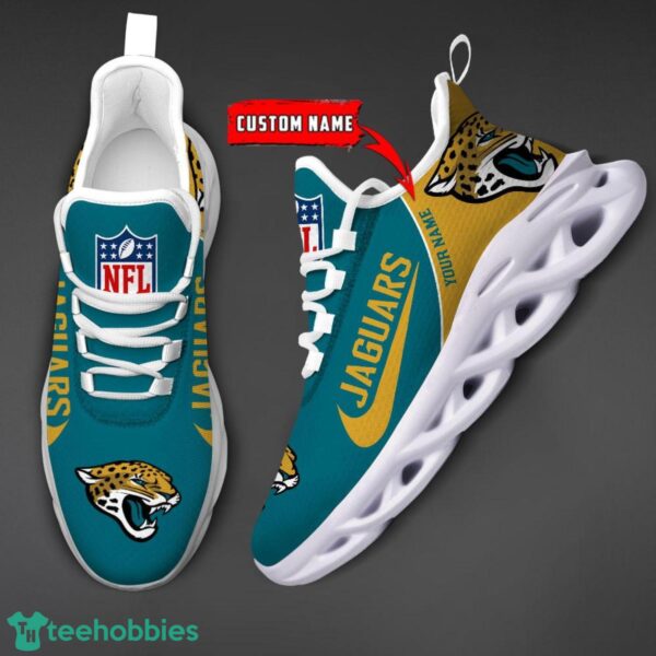 NFL Jacksonville Jaguars Running Shoes Custom name Special Max Soul Shoes For Men And Women Product Photo 2