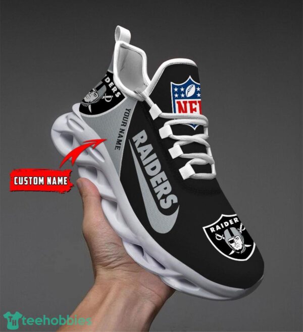 NFL Las Vegas Raiders Running Shoes Custom name Special Max Soul Shoes For Men And Women Product Photo 3