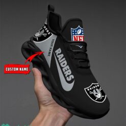 NFL Las Vegas Raiders Running Shoes Custom name Special Max Soul Shoes For Men And Women Product Photo 1