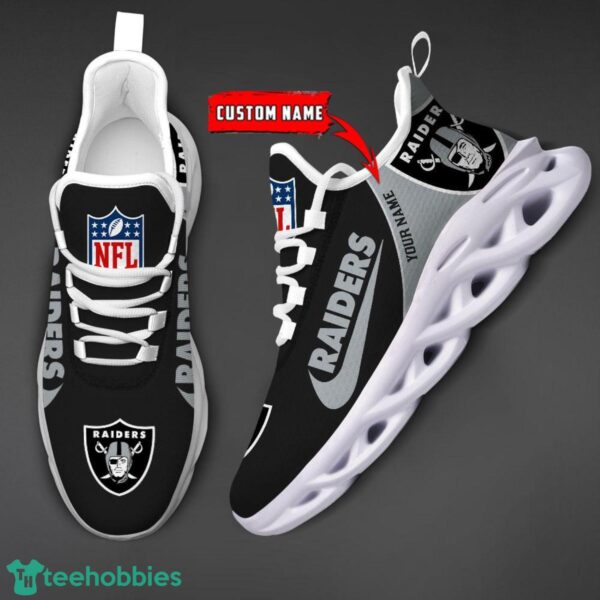 NFL Las Vegas Raiders Running Shoes Custom name Special Max Soul Shoes For Men And Women Product Photo 4