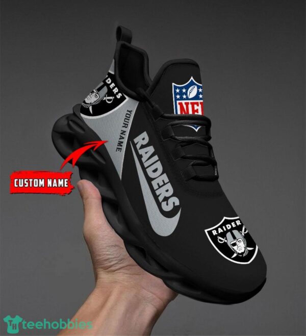 NFL Las Vegas Raiders Running Shoes Custom name Special Max Soul Shoes For Men And Women Product Photo 1