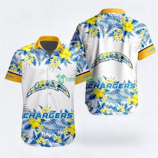 NFL Los Angeles Chargers Special Floral Tropical Hawaiian Shirt Limited Edition Product Photo 1
