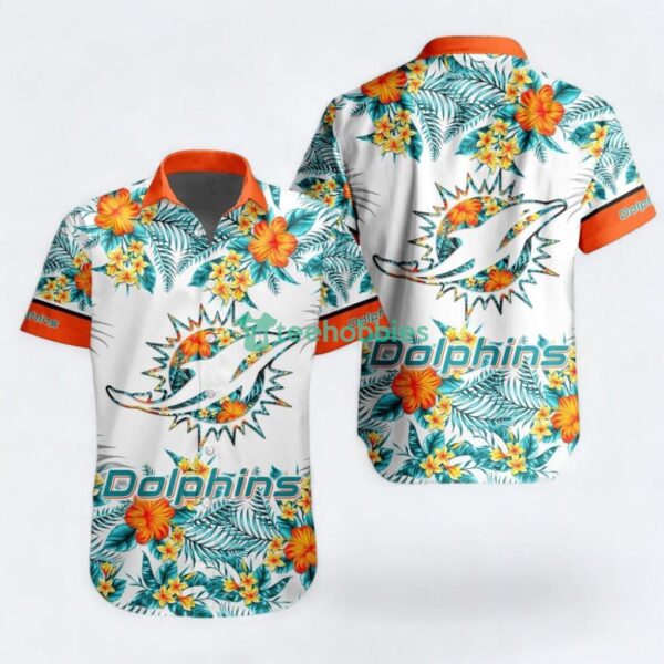 NFL Miami Dolphins Special Floral Tropical Hawaiian Shirt Limited Edition Product Photo 1