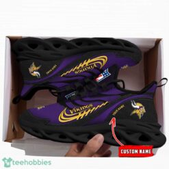 NFL Minnesota Vikings Running Max Soul Shoes Special Sneakers Custom Name Product Photo 4