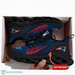 NFL New England Patriots Running Max Soul Shoes Special Sneakers Custom Name Product Photo 4