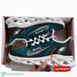 NFL Philadelphia Running Max Soul Shoes Special Sneakers Custom Name Product Photo 2