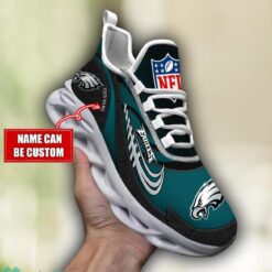 NFL Philadelphia Running Max Soul Shoes Special Sneakers Custom Name Product Photo 1
