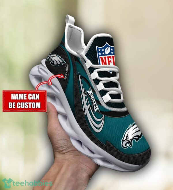 NFL Philadelphia Running Max Soul Shoes Special Sneakers Custom Name Product Photo 1