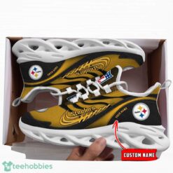 NFL Pittsburgh Steelers Running Max Soul Shoes Special Sneakers Custom Name Product Photo 4