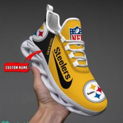 NFL Pittsburgh Steelers Running Shoes Custom name Special Max Soul Shoes For Men And Women Product Photo 3