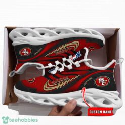 NFL San Francisco 49ers Running Max Soul Shoes Special Sneakers Custom Name Product Photo 2