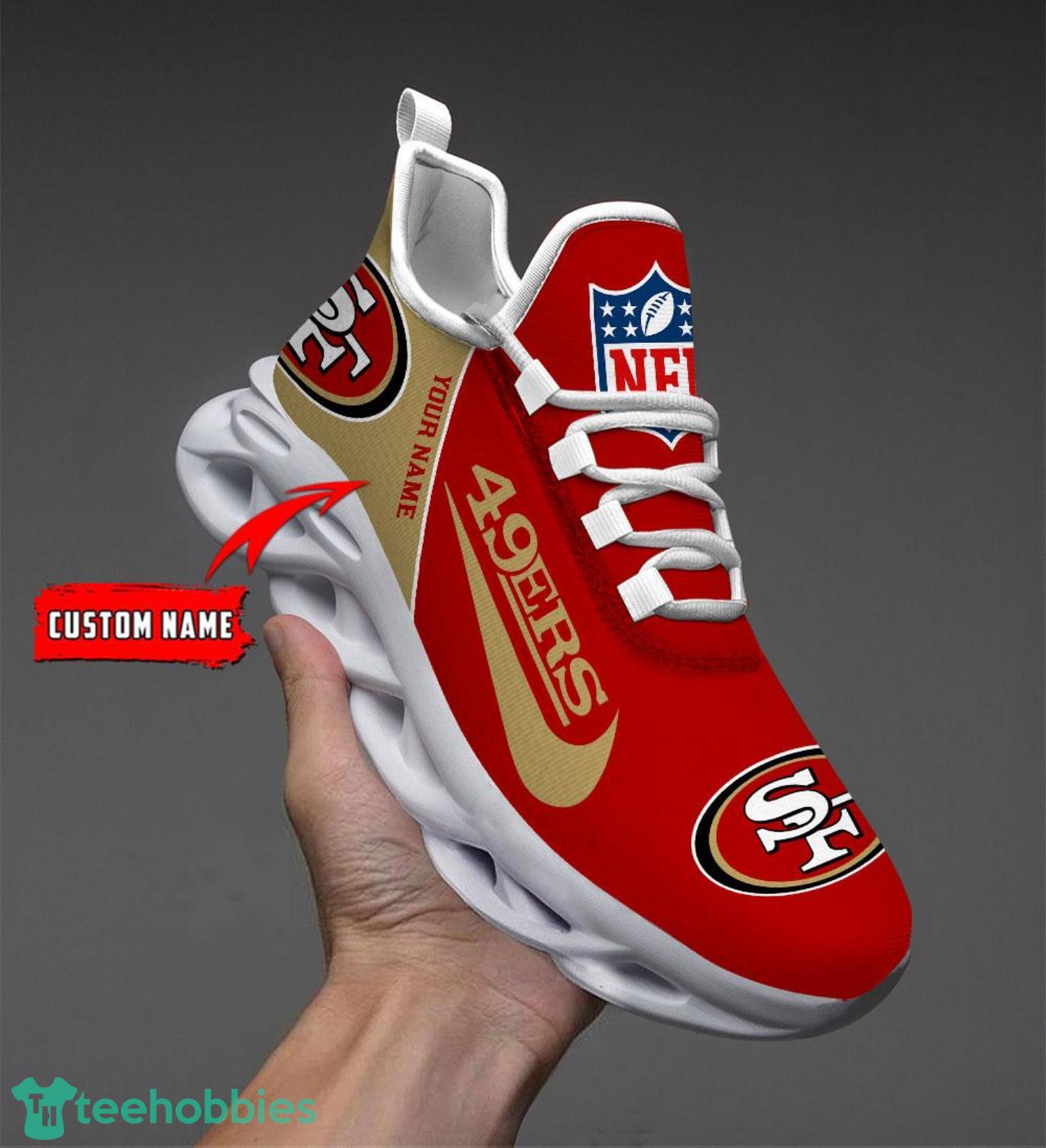 NFL San Francisco 49ers Running Shoes Custom name Special Max Soul Shoes For Men And Women image NFL San Francisco 49ers Running Shoes Custom name Special Max Soul Shoes For Men And Women Product Photo 3