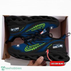 NFL Seattle Seahawks Running Max Soul Shoes Special Sneakers Custom Name Product Photo 4