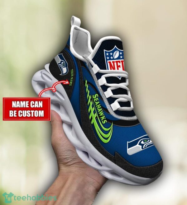 NFL Seattle Seahawks Running Max Soul Shoes Special Sneakers Custom Name Product Photo 1