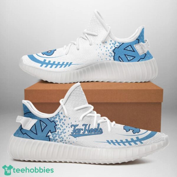 North Carolina Tar Heels Yeezy Sneakers For Men And Women Product Photo 1