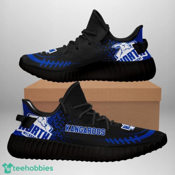North Melbourne Kangaroos Yeezy Sneakers For Men And Women Sport Team Gift Product Photo 2