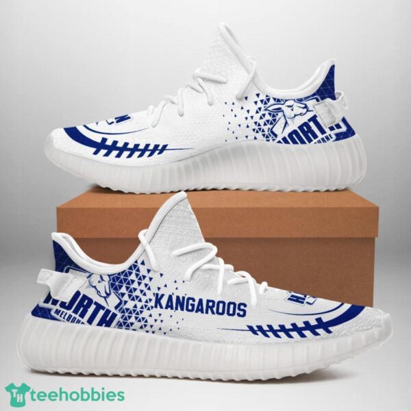 North Melbourne Kangaroos Yeezy Sneakers For Men And Women Sport Team Gift Product Photo 1