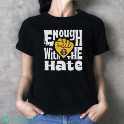 Official Enough With The Hate Denver Nuggets Shirt - Ladies T-Shirt