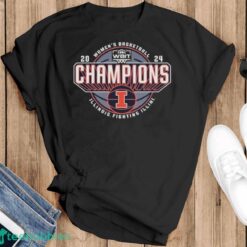 Official Illinois Fighting Illini 2024 WBIT Champions T-Shirt - Black T-Shirt
