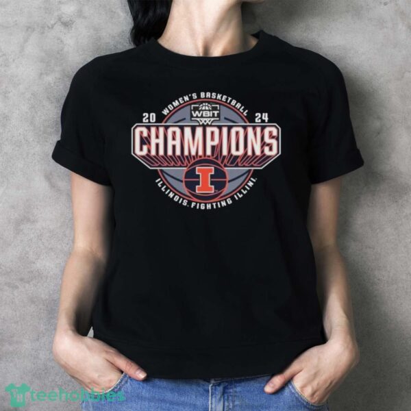 Official Illinois Fighting Illini 2024 WBIT Champions T-Shirt - Ladies T-Shirt