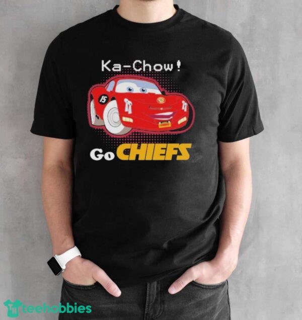 Official Kansas City Chiefs Ka-Chow Go Chiefs Shirt - Black Unisex T-Shirt