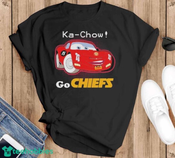 Official Kansas City Chiefs Ka-Chow Go Chiefs Shirt - Black T-Shirt